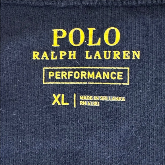 Polo Ralph Lauren Men's XL Black Performance Jacket  Full Zip Pockets EXCELLENT! - Picture 4 of 6